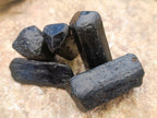 Natural Mix of Schorl Black Tourmaline Crystals x 35 From Zimbabwe
