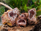 Natural Salrose Cobaltoan Dolomite Specimens x 12 From Kakanda, Congo