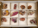 Natural Salrose Cobaltoan Dolomite Specimens x 12 From Kakanda, Congo