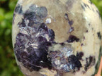 Polished Lepidolite Standing Display Pieces x 6 From Zimbabwe