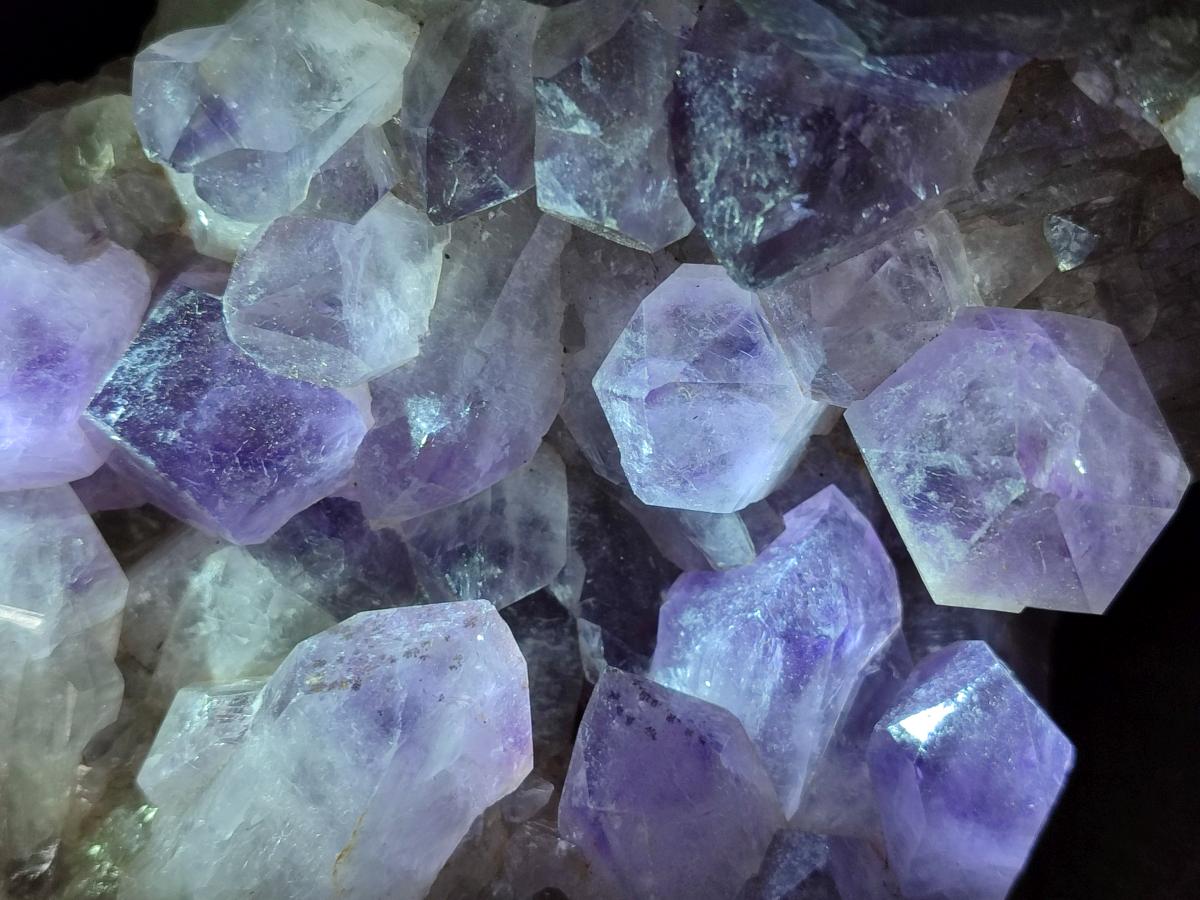 Natural Jacaranda Amethyst Crystal Clusters x 2 From Mumbwa, Zambia