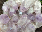 Natural Jacaranda Amethyst Crystal Clusters x 2 From Mumbwa, Zambia