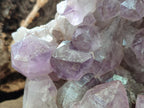 Natural Jacaranda Amethyst Crystal Clusters x 2 From Mumbwa, Zambia