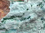 Natural Drusy Chrysocolla Specimens with Acicular Malachite on Dolomite x 2 From Lupoto Mine, Congo