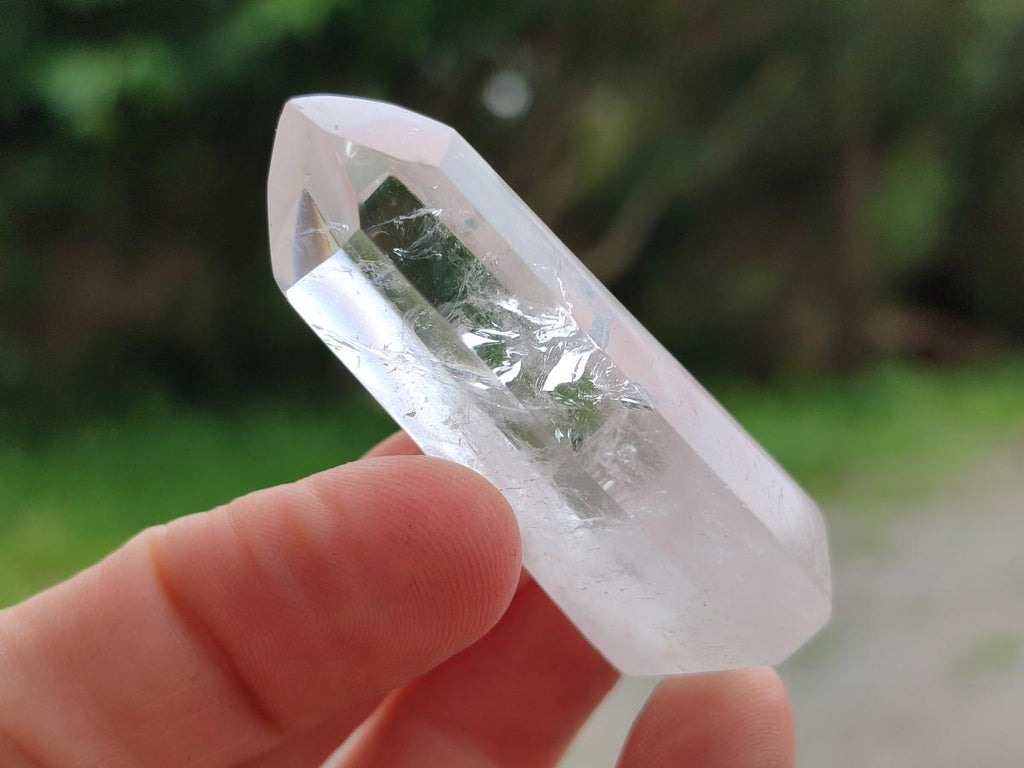 Polished Clear Quartz Display Crystals x 12 From Madagascar