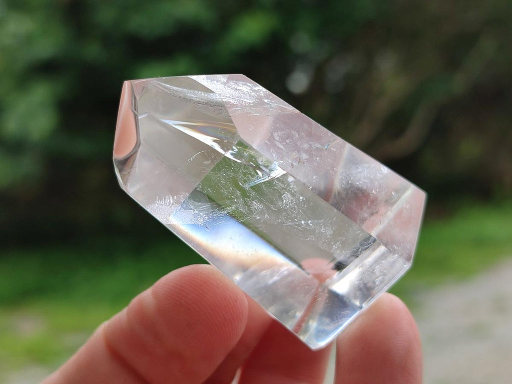 Polished Clear Quartz Display Crystals x 12 From Madagascar
