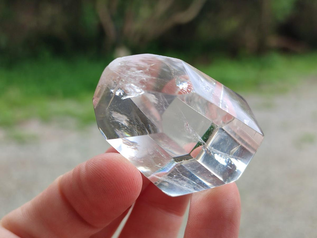 Polished Clear Quartz Display Crystals x 12 From Madagascar