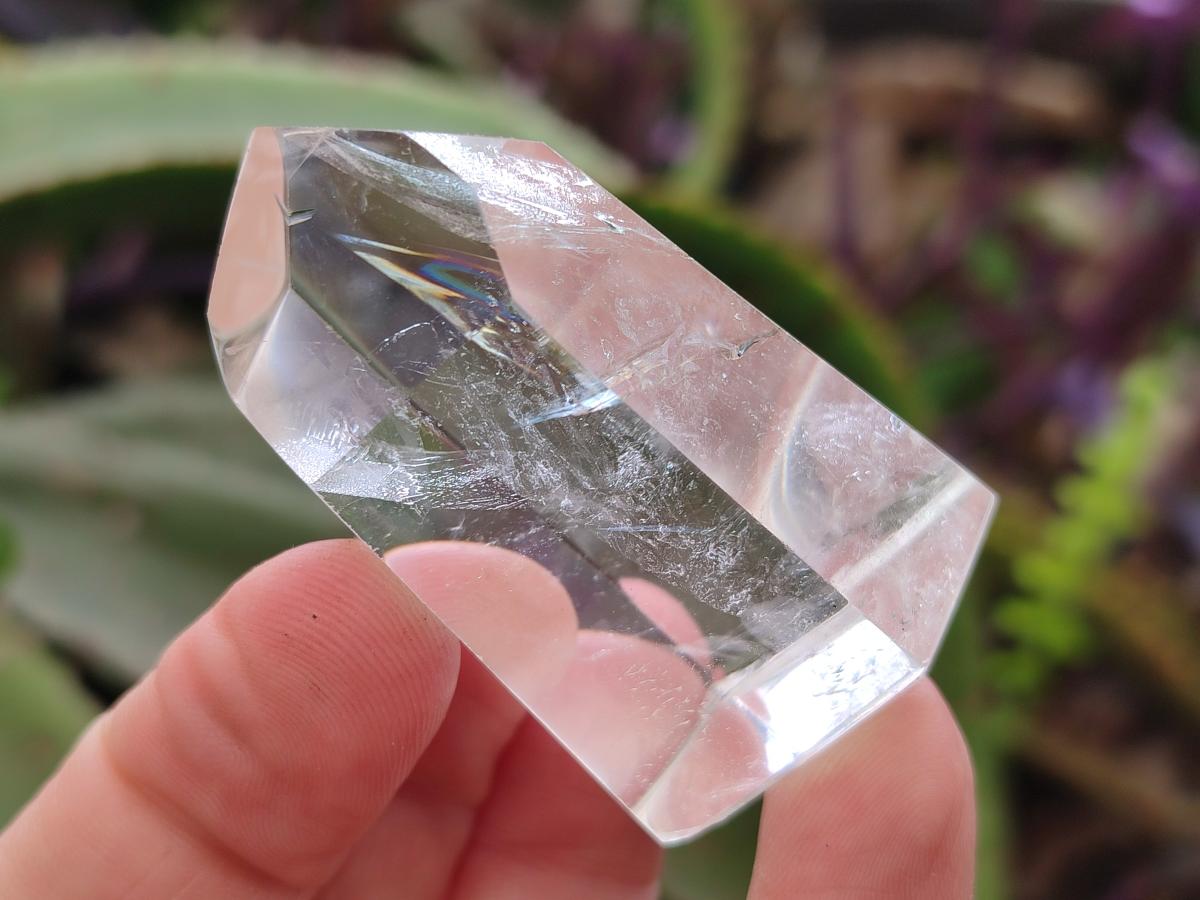 Polished Clear Quartz Display Crystals x 12 From Madagascar