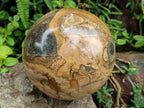Polished XL Picture Stone Jasper Sphere x 1 From Ais-Ais, Namibia - Toprock Gemstones and Minerals 