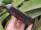 Polished Black Basalt Display Crystals x 6 From Madagascar
