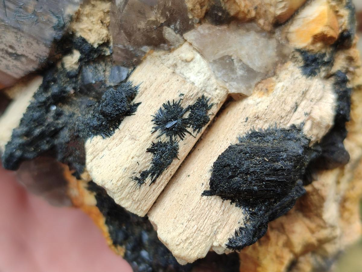 Natural Smokey Quartz Custers with Inclusions x 2 From Erongo, Namibia
