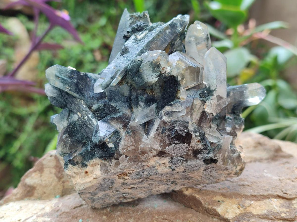 Natural Smokey Quartz Custers with Inclusions x 2 From Erongo, Namibia