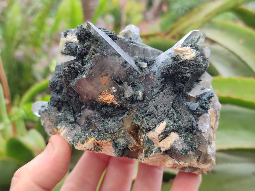 Natural Smokey Quartz Custers with Inclusions x 2 From Erongo, Namibia
