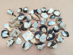 Natural Rare Aquamarine in Black Tourmaline Specimens x 76 From Karibib, Namibia