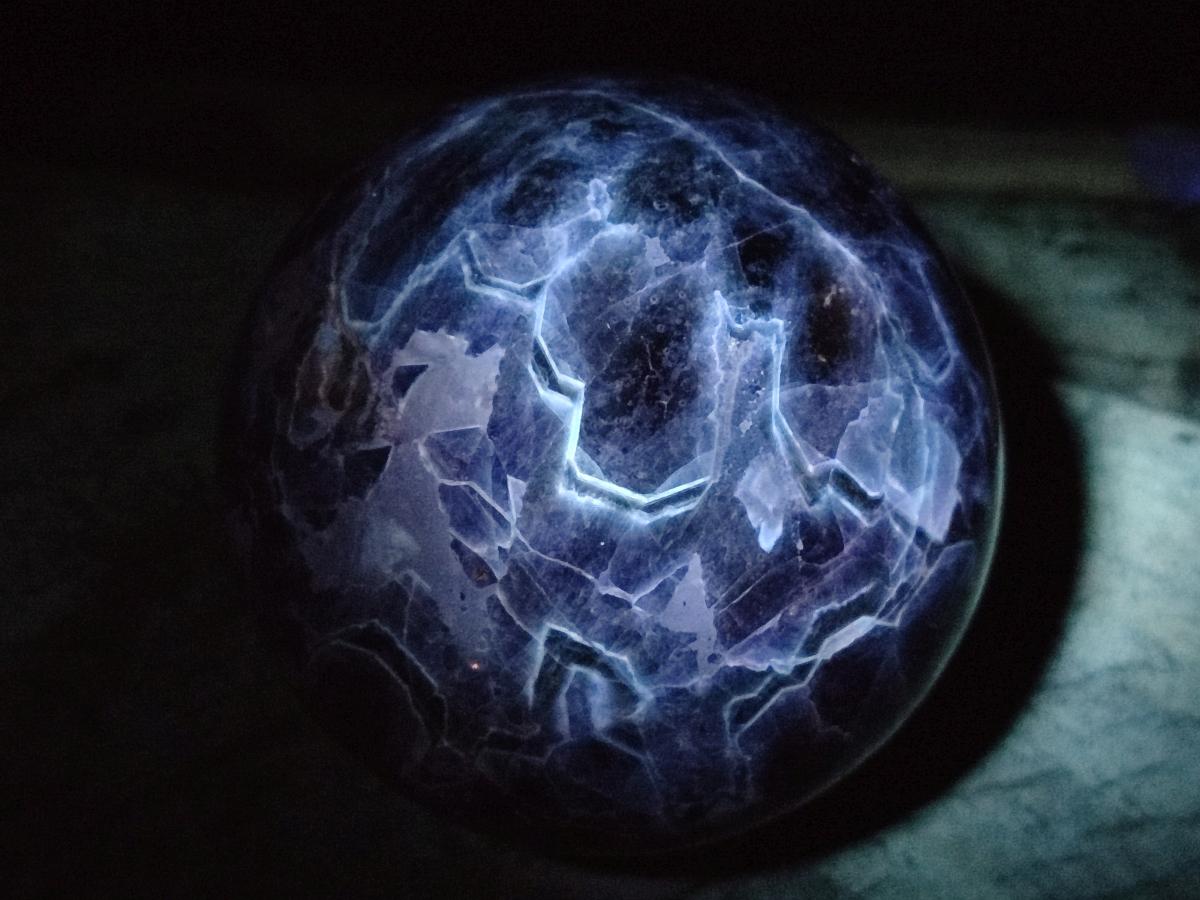 Polished XL Flower Amethyst Sphere with Orange Feldspar Stand x 2 From Madagascar