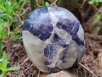 Polished Silver Leaf Lepidolite Standing Display Pieces x 6 From Zimbabwe