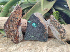 Natural Crystalline Libethenite Specimens on Dolomite Matrix x 3 From Shituru Mine, Congo