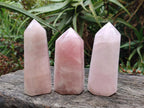 Polished Mix of Gemmy Rose Quartz Pieces x 6 From Madagascar