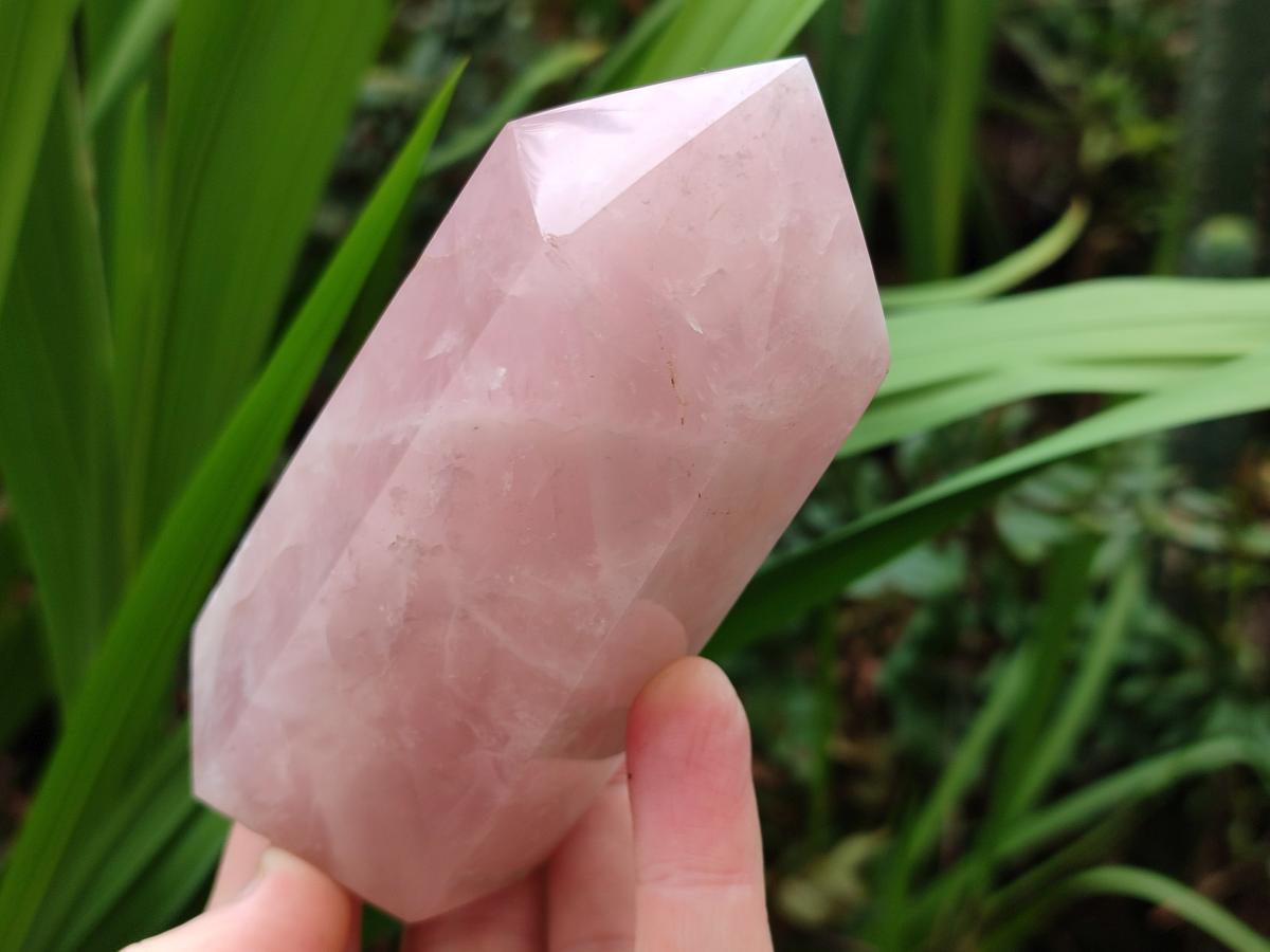 Polished Mix of Gemmy Rose Quartz Pieces x 6 From Madagascar