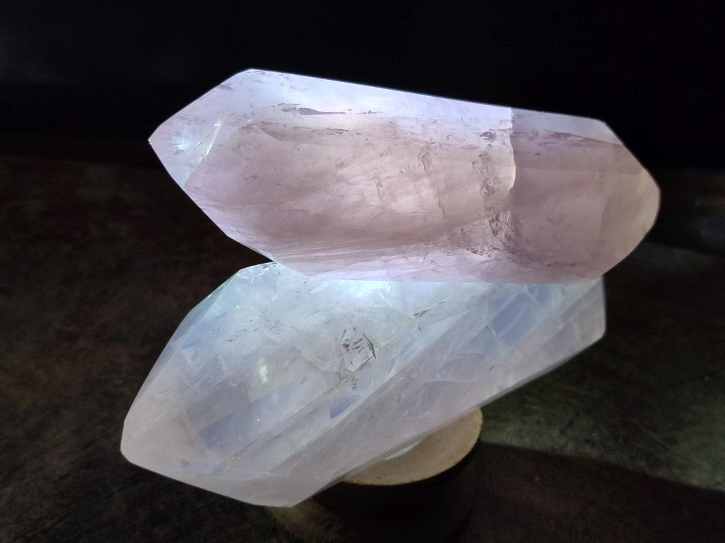 Polished Mix of Gemmy Rose Quartz Pieces x 6 From Madagascar