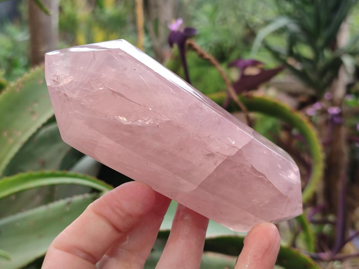 Polished Mix of Gemmy Rose Quartz Pieces x 6 From Madagascar