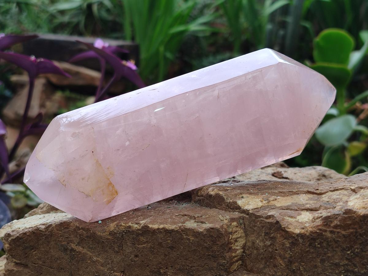 Polished Mix of Gemmy Rose Quartz Pieces x 6 From Madagascar