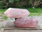 Polished Mix of Gemmy Rose Quartz Pieces x 6 From Madagascar