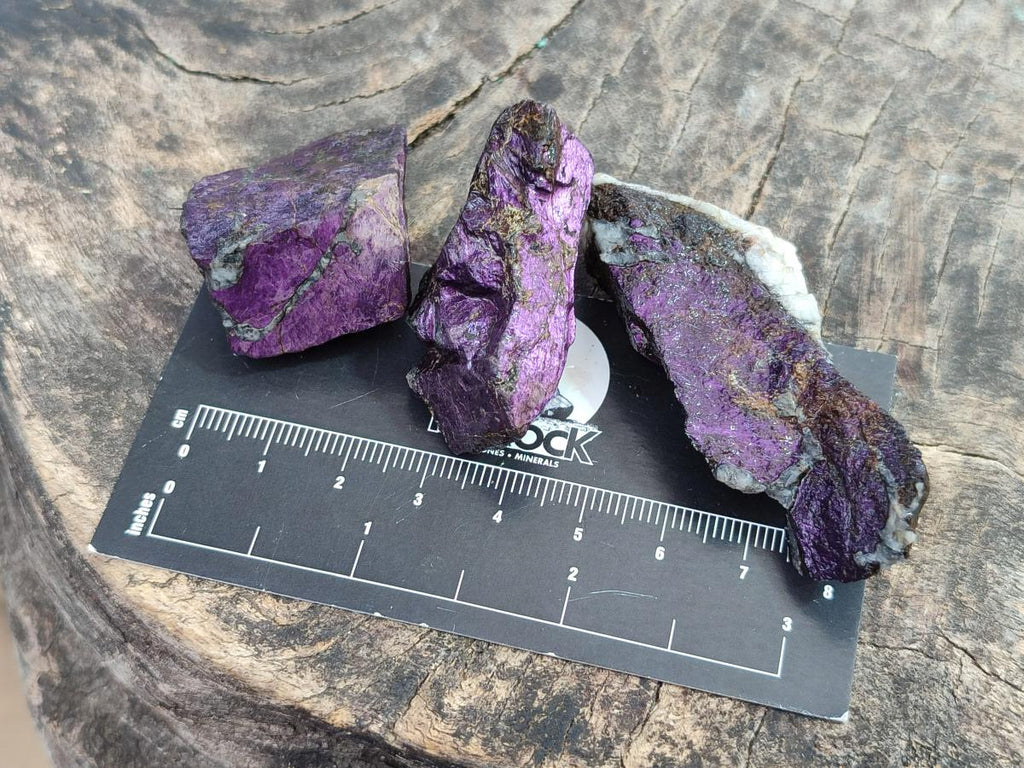 Natural Metallic Cobbed Purpurite Specimens x 70 From Erongo, Namibia - Toprock Gemstones and Minerals 