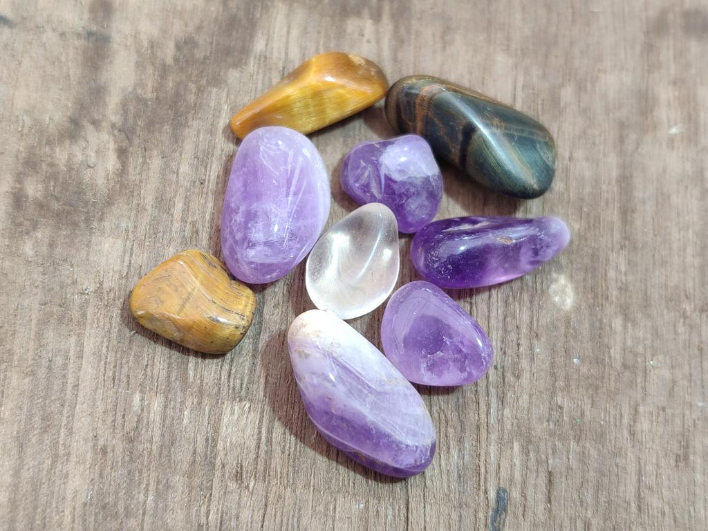 Polished Mixed 1kg Bags of Multi Coloured Tumbled Stones x 6 From Southern Africa - Toprock Gemstones and Minerals 