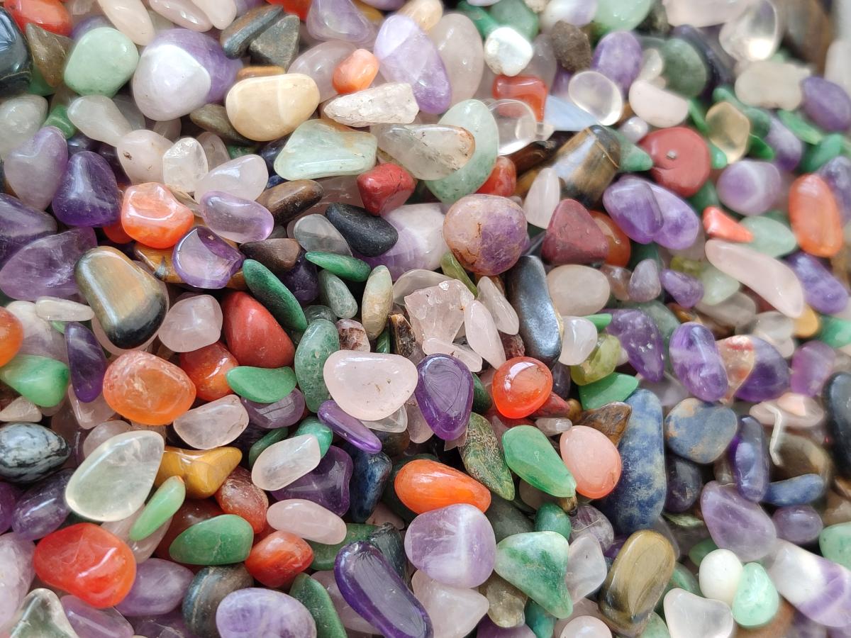 Polished Mixed 1kg Bags of Multi Coloured Tumbled Stones x 6 From Southern Africa - Toprock Gemstones and Minerals 