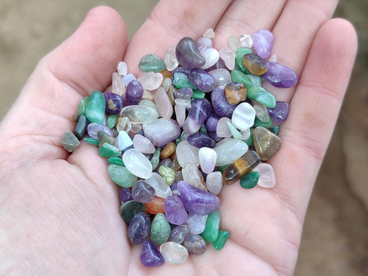 Polished Mixed 1kg Bags of Multi Coloured Tumbled Stones x 6 From Southern Africa - Toprock Gemstones and Minerals 