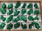 Natural Silky Malachite Specimens x 24 From Kasompe, Congo - Toprock Gemstones and Minerals 