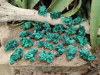 Natural Silky Malachite Specimens x 24 From Kasompe, Congo - Toprock Gemstones and Minerals 