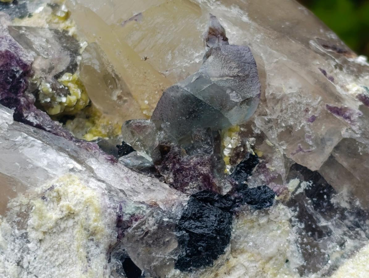 Natural Smokey Quartz Clusters with a Variety of Inclusions x 2 From Khorixas, Namibia - Toprock Gemstones and Minerals 