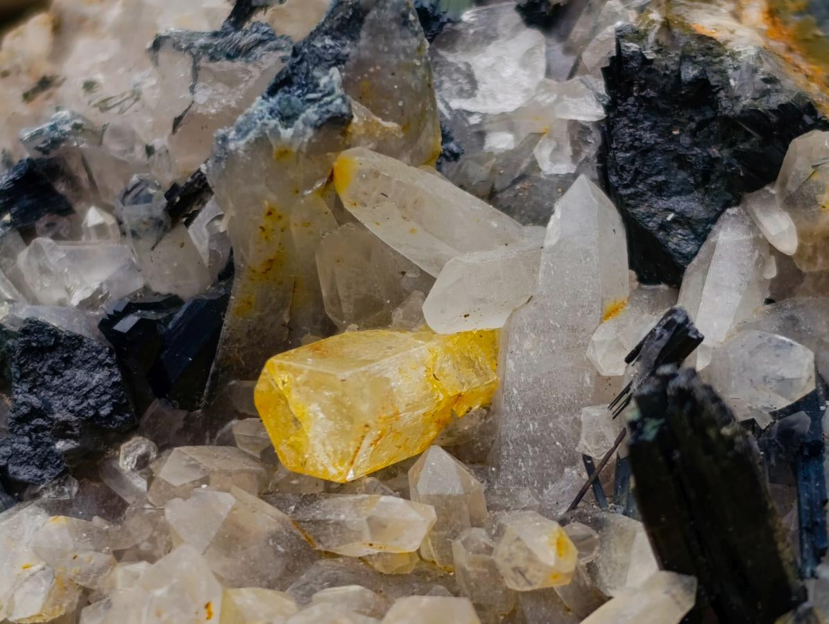 Natural Smokey Quartz Clusters with a Variety of Inclusions x 2 From Khorixas, Namibia - Toprock Gemstones and Minerals 