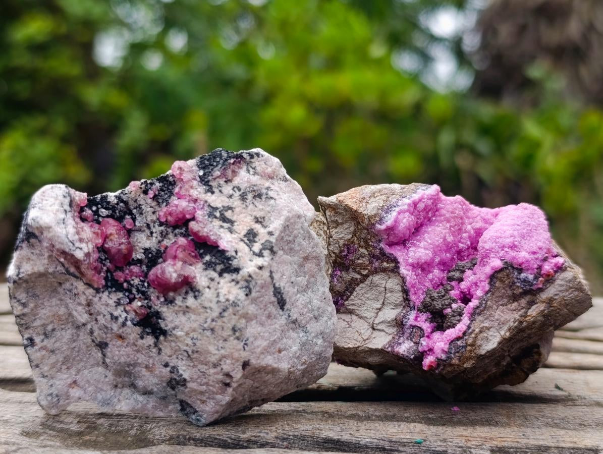 Natural Spherocobaltite Specimens with Heterogenite x 12 From Mashamba West Mine, Congo - Toprock Gemstones and Minerals 