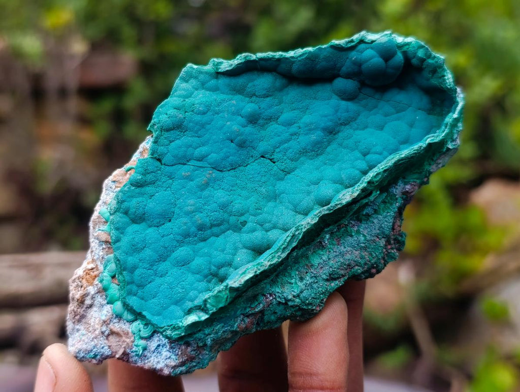 Natural Botryoidal Malachite Specimens x 6 From Kolwezi, Congo - Toprock Gemstones and Minerals 
