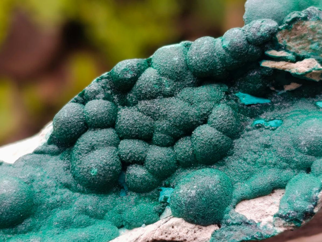 Natural Botryoidal Malachite Specimens x 6 From Kolwezi, Congo - Toprock Gemstones and Minerals 