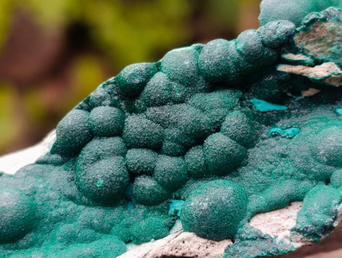 Natural Botryoidal Malachite Specimens x 6 From Kolwezi, Congo - Toprock Gemstones and Minerals 