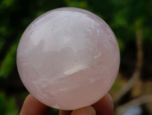 Polished Small Gemmy Rose Quartz Sphere x 6 From Madagascar - Toprock Gemstones and Minerals 