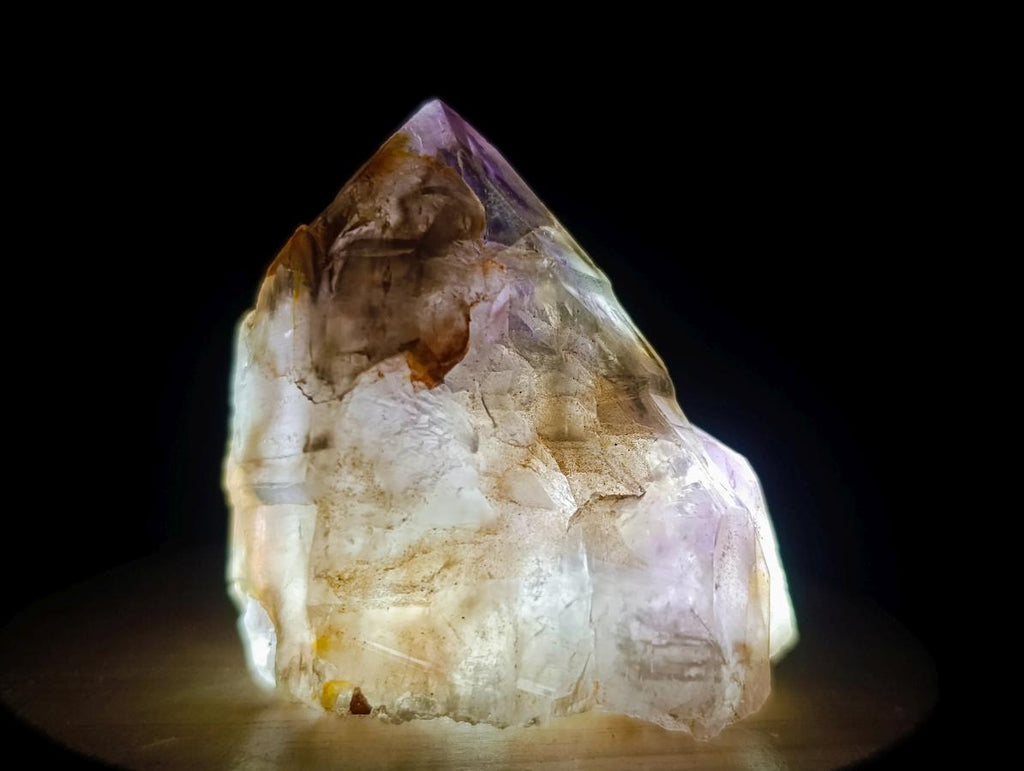 Natural Smokey Window Amethyst Skeletal Crystals x 12 From Chiredzi, Zimbabwe - Toprock Gemstones and Minerals 