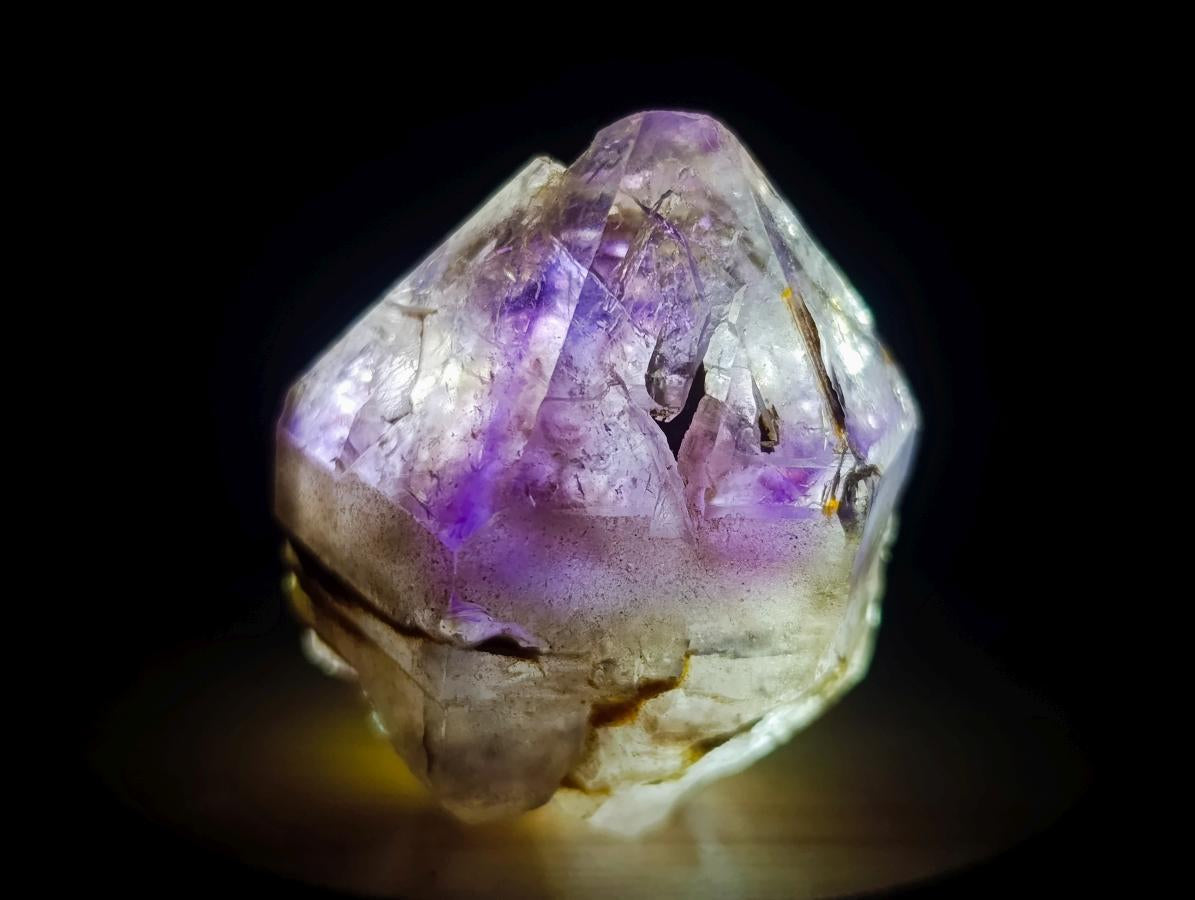 Natural Smokey Window Amethyst Skeletal Crystals x 12 From Chiredzi, Zimbabwe - Toprock Gemstones and Minerals 
