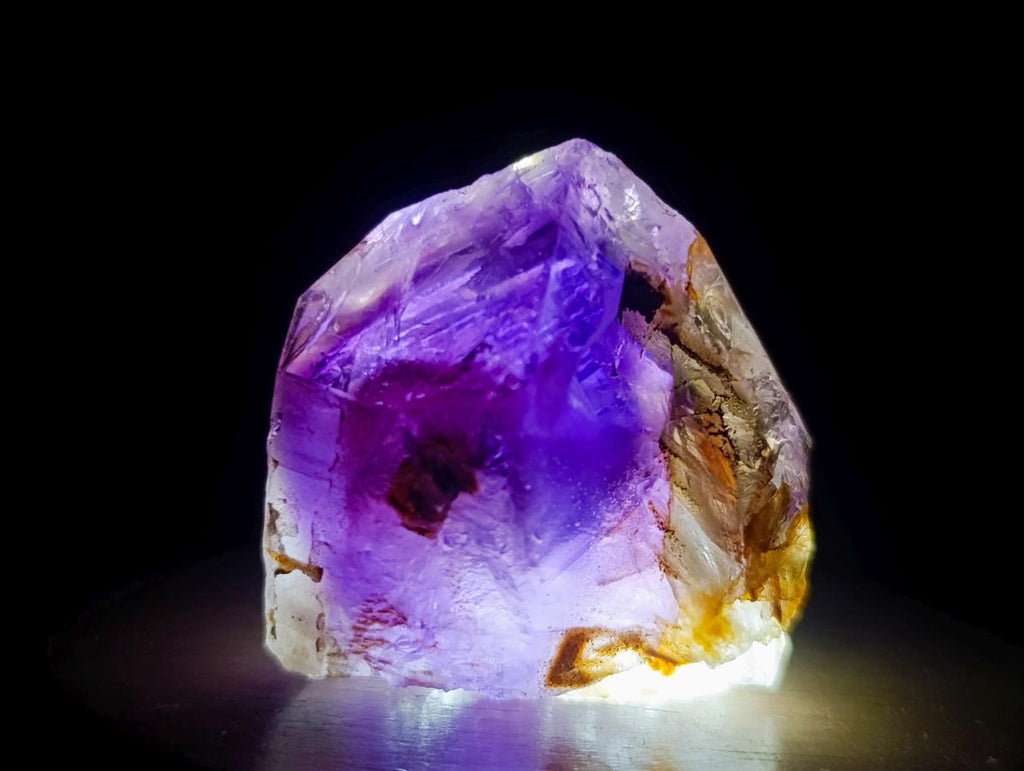 Natural Smokey Window Amethyst Skeletal Crystals x 12 From Chiredzi, Zimbabwe - Toprock Gemstones and Minerals 