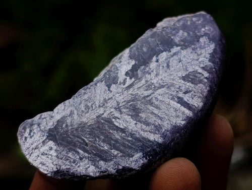 Polished One Side Silver Leaf Lepidolite Slices x 24 From Zimbabwe - Toprock Gemstones and Minerals 