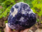 Polished Large One Side Silver Leaf Lepidolite Slices x 4 From Zimbabwe - Toprock Gemstones and Minerals 