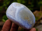 Polished Blue Lace Agate Free Forms x 7 From Nsanje, Malawi - Toprock Gemstones and Minerals 