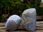 Polished Blue Lace Agate Free Forms x 7 From Nsanje, Malawi - Toprock Gemstones and Minerals 