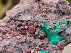 Natural Salrose Cobaltoan Dolomite Specimens with Malachite and Chrysocolla x 6 From Kakanda, Congo - Toprock Gemstones and Minerals 