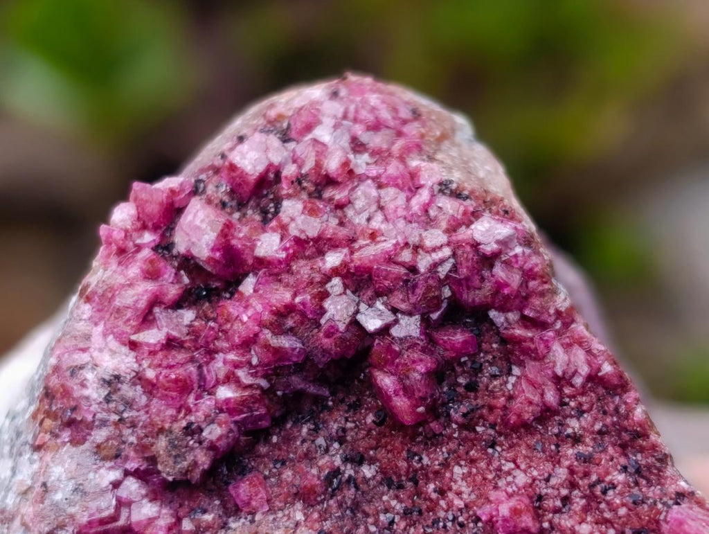 Natural Salrose Cobaltoan Dolomite Specimens with Malachite and Chrysocolla x 6 From Kakanda, Congo - Toprock Gemstones and Minerals 