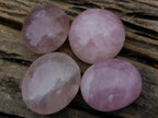 Polished Large Gemmy Rose Quartz Palm Stones x 12 From Madagascar - Toprock Gemstones and Minerals 